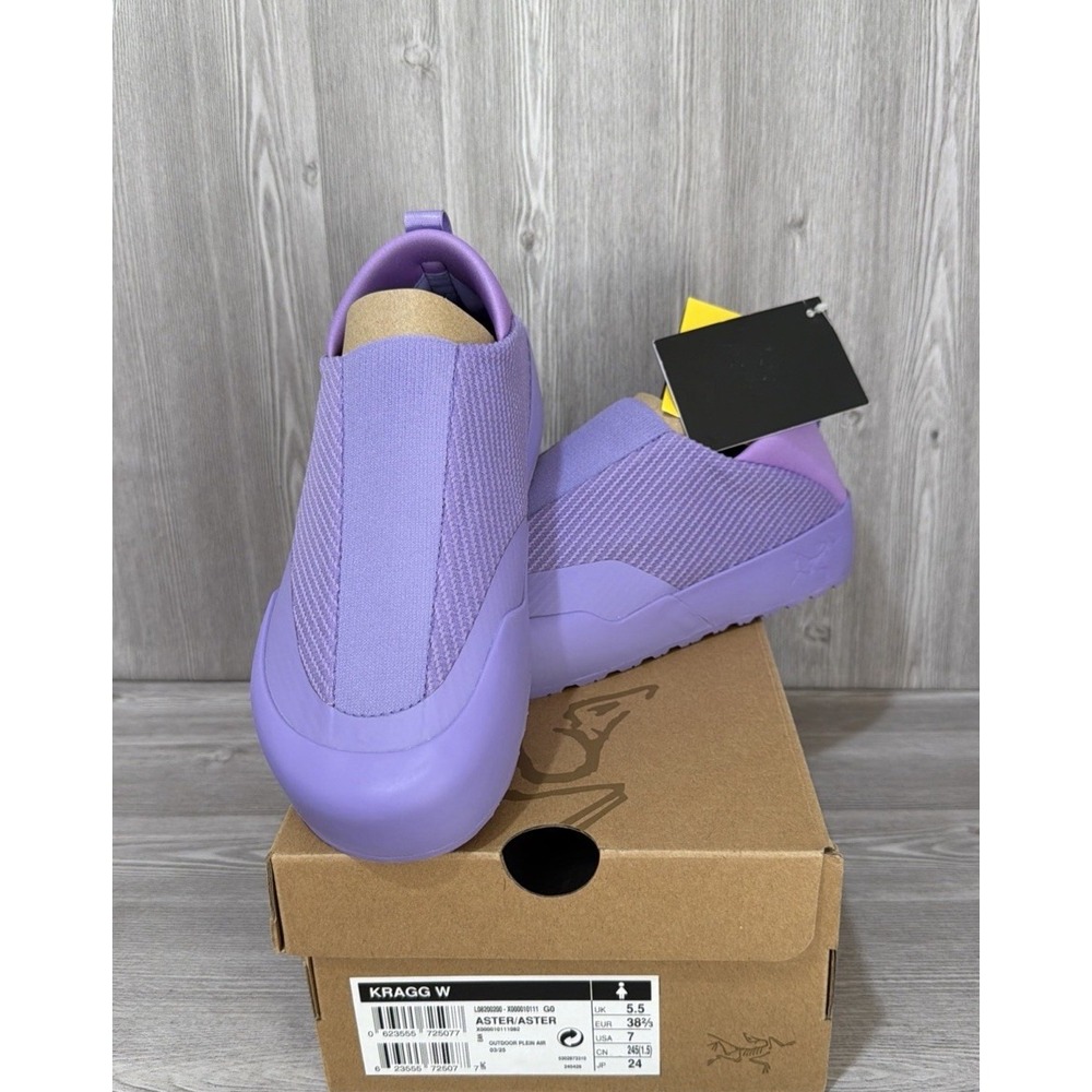 Arc'teryx Kragg Aster Lavender Purple Pull On Shoes Womens Size US 7